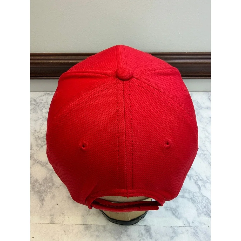 OC Sports Los Angeles Angels Youth Baseball Hat Red Team MLB Mesh Cap Logo